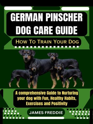 cover image of German Pinscher  Dog care guide